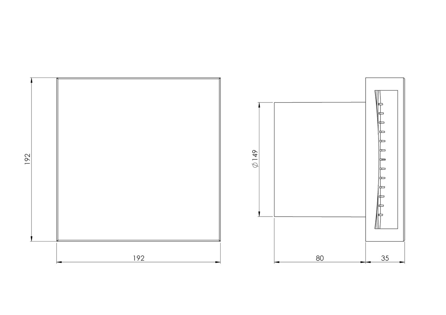 Elektrinis ventiliatorius Europlast E-Extra EET150i, 150mm kaina ir informacija | Vonios ventiliatoriai | pigu.lt