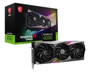 MSI GeForce RTX 4090 Gaming X Trio 24GB D6X kaina ir informacija | Vaizdo plokštės (GPU) | pigu.lt