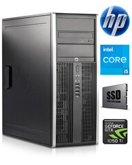 6300 MT i5-3470 16GB 240GB SSD 1TB HDD GTX 1050 Ti Windows 10 Professional Стационарный компьютер цена и информация | Стационарные компьютеры | pigu.lt