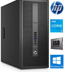 800 G2 MT i5-6500 8GB 480GB SSD 1TB HDD Windows 10 Professional kaina ir informacija | Stacionarūs kompiuteriai | pigu.lt