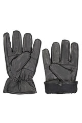 Мужские кожаные перчатки Hofler 181604 181604*01-9.5, черные цена и информация | Мужские шарфы, шапки, перчатки | pigu.lt