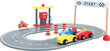 Lenktyninių automobilių trasos komplektas kaina ir informacija | Žaislai berniukams | pigu.lt