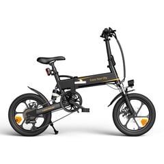 Elektrinis dviratis ADO A16 XE, juodas kaina ir informacija | Elektriniai dviračiai | pigu.lt