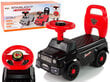 Paspiriama mašinėlė Lean Toys QX-5500- 2 su atlošu Black kaina ir informacija | Žaislai kūdikiams | pigu.lt