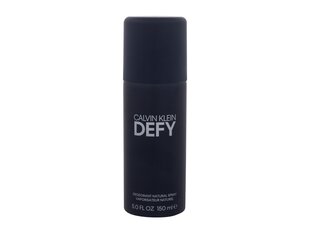 Дезодорант Calvin Klein Defy для мужчин, 150 мл цена и информация | Мужская парфюмированная косметика | pigu.lt