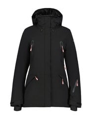 Зимнее женское пальто Icepeak Pinconning 53022-697QS-121-46, чёрное цена и информация | Женские куртки | pigu.lt