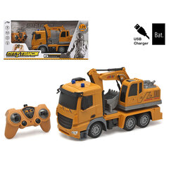 Городской грузовик на радиоуправлении, желтый цена и информация | Игрушки для мальчиков | pigu.lt