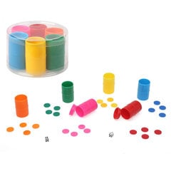 Стаканчики с фишками для игры Parchis Разноцветный 6 Предметы цена и информация | Настольные игры, головоломки | pigu.lt