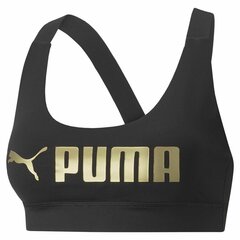 Спортивный бюстгальтер Puma Чёрный Позолоченный Разноцветный цена и информация | Спортивная одежда для женщин | pigu.lt