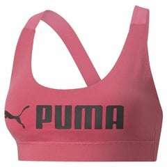 Женский спортивный бюстгальтер Puma, розовый цена и информация | Спортивная одежда для женщин | pigu.lt