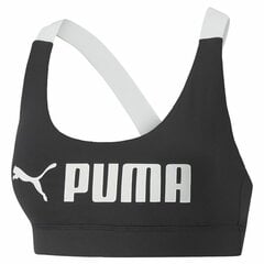 Cпортивный бюстгальтер Puma Mid Impact Strong Black 521599 01, черный цена и информация | Спортивная одежда для женщин | pigu.lt