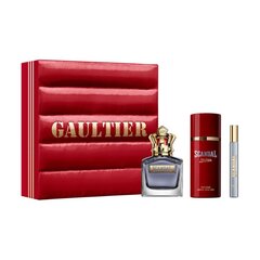 Rinkinys jean paul gaultier scandal pour homme vyrams: tualetinis vanduo EDT, 100 ml + 10 ml + purškiamas dezodorantas, 150 ml kaina ir informacija | Kvepalai vyrams | pigu.lt