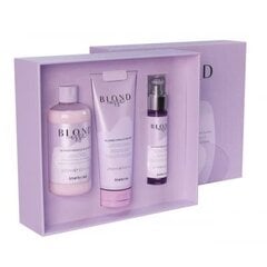 Šviesių plaukų priežiūros rinkinys Inebrya Blondesse Blonde Miracle Kit moterims: šampūnas, 300 ml + kondicionierius, 250 ml + serumas, 50 ml kaina ir informacija | Priemonės plaukų stiprinimui | pigu.lt