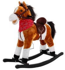 Интерактивная лошадка-качалка, коричневая цена и информация | Игрушки для малышей | pigu.lt