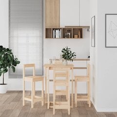 Baro baldų komplektas, Pušies medienos masyvas, 5 dalių kaina ir informacija | Virtuvės baldų komplektai | pigu.lt
