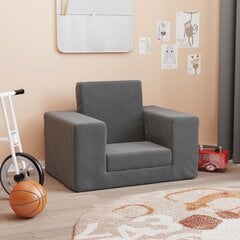 Vaikiška sofa vidaXL, pilka цена и информация | Диваны | pigu.lt