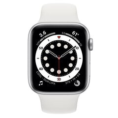 Apple Watch Series 6 44mm Silver Aluminum (Atnaujinta A) kaina ir informacija | Išmanieji laikrodžiai (smartwatch) | pigu.lt