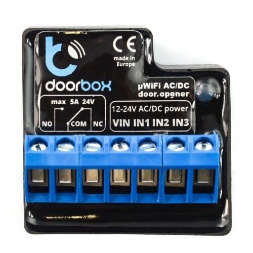 išmanus wifi durų ir praėjimo kontroleris Blebox DoorBox kaina ir informacija | Apsaugos sistemos, valdikliai | pigu.lt