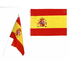 Ispanijos Vėliava 45 cm kaina ir informacija | Vėliavos ir jų priedai | pigu.lt
