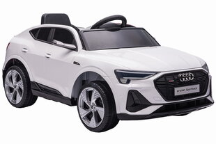 Elektromobilis vaikams Audi E-Tron Sportback 4x4 baltas цена и информация | Электромобили для детей | pigu.lt