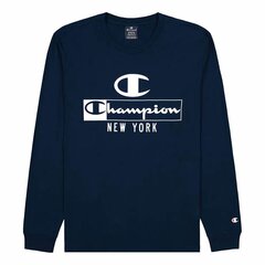 Толстовка без капюшона мужская Champion Legacy Graphic New York Синий цена и информация | Мужские толстовки | pigu.lt