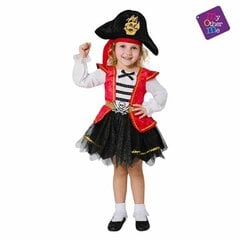 Kostiumas vaikams My Other Me Juoda / Raudona Piratas kaina ir informacija | Karnavaliniai kostiumai | pigu.lt