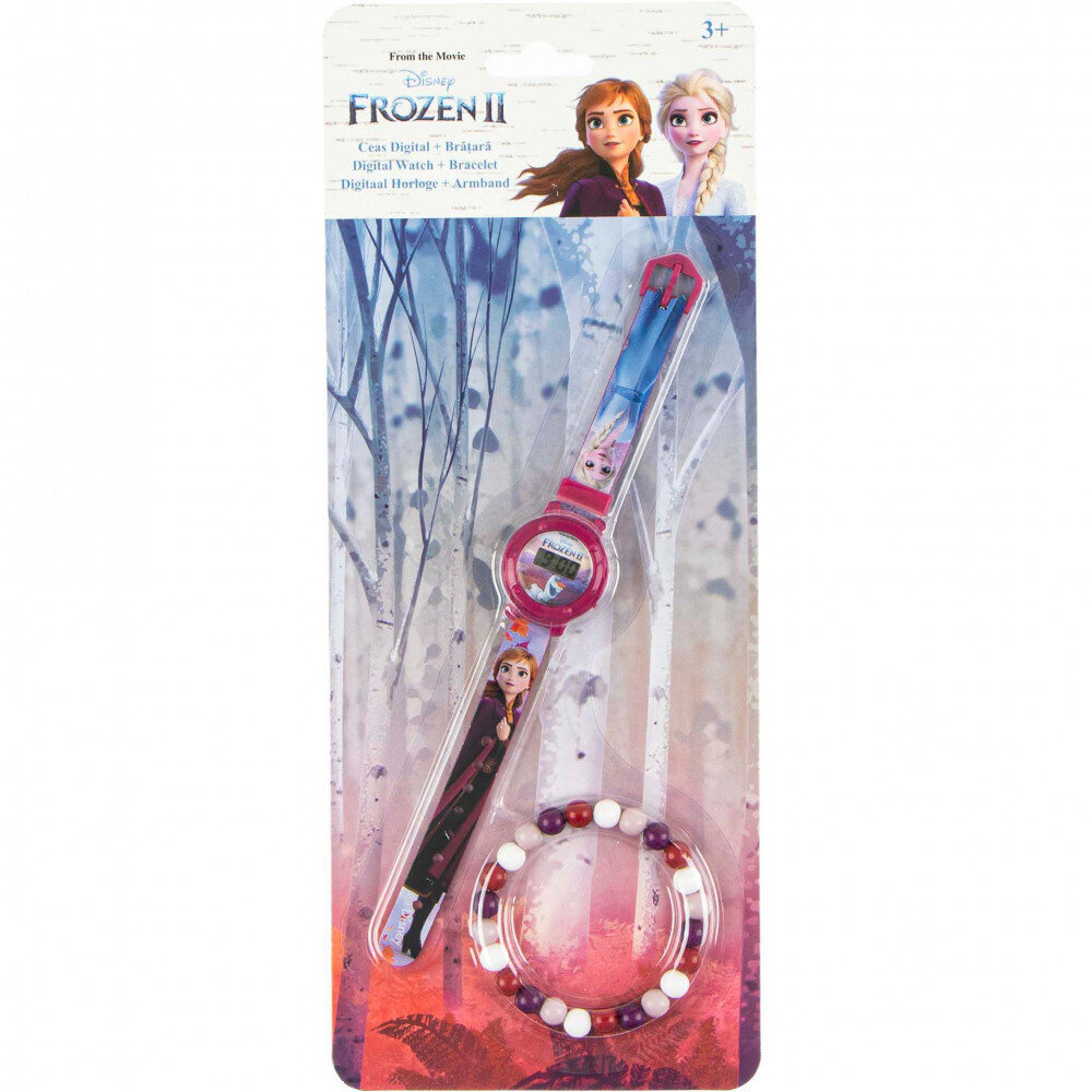 Skaitmeninis laikrodis ir apyrankė Frozen Elza kaina ir informacija | Lavinamieji žaislai | pigu.lt