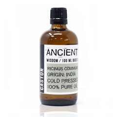 Ricinos aliejus šalto spaudimo Ancient, 100 ml цена и информация | Эфирные, косметические масла, гидролаты | pigu.lt