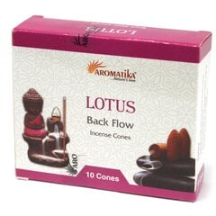 Smilkalų kūgiai Aromatika Backflow Lotus,10 vnt. kaina ir informacija | Namų kvapai | pigu.lt