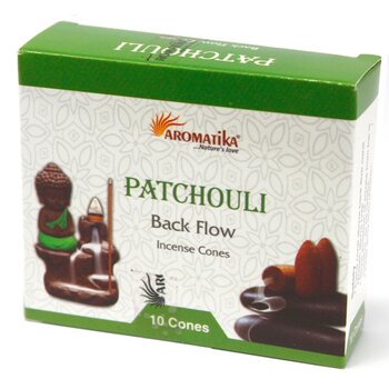 Smilkalų kūgiai Aromatika Backflow Patchouli, 10 vnt. kaina ir informacija | Namų kvapai | pigu.lt