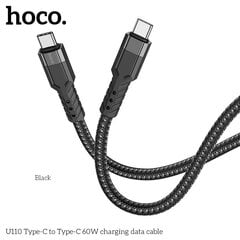 HOCO U110 60W type-C to type-C цена и информация | Кабели для телефонов | pigu.lt
