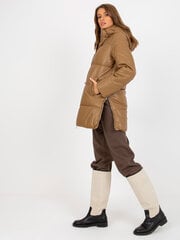 camel eco-leder-winterjacke с abnehmbarer capuze цена и информация | Женские куртки | pigu.lt