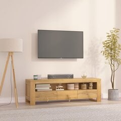 Televizoriaus spintelė, 110 x 30 x 35 cm, tikmedžio medienos masyvas kaina ir informacija | TV staliukai | pigu.lt