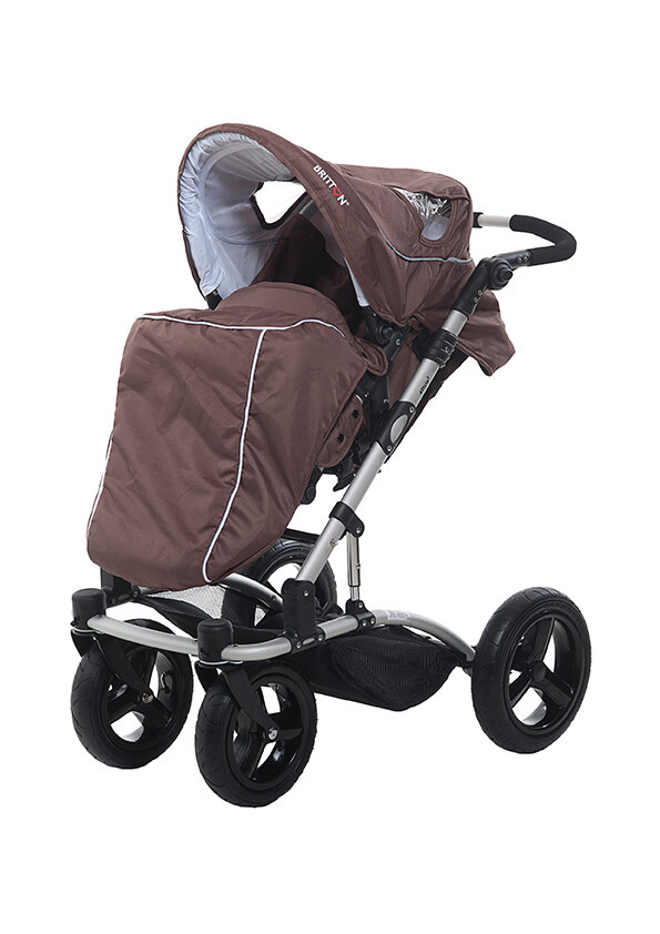 Prekė su pažeista pakuote. Universalus vežimėlis BRITTON 4Style² 2in1, rudas - Mocha kaina ir informacija | Prekės kūdikiams ir vaikų apranga su pažeista pakuote | pigu.lt