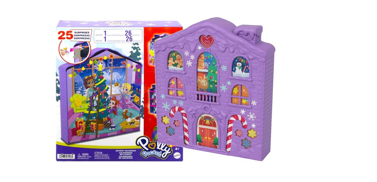 Polly Pocket Doll advento kalendorius + priedai kaina ir informacija | Žaislai mergaitėms | pigu.lt