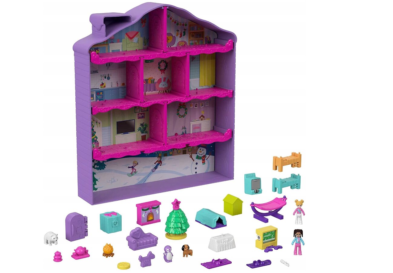 Polly Pocket Doll advento kalendorius + priedai kaina ir informacija | Žaislai mergaitėms | pigu.lt