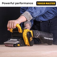 Ленточная шлифовальная машина Tough Master TM-BS76E, 75x457 мм, кабель 3, 800 Вт цена и информация | TOUGH MASTER Сантехника, ремонт, вентиляция | pigu.lt