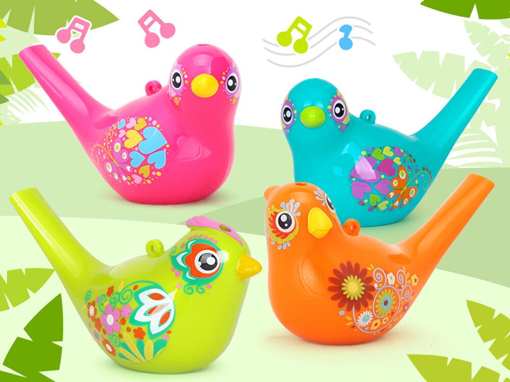 Vandens švilpukas Water Bird, rožinis kaina ir informacija | Lavinamieji žaislai | pigu.lt