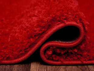 Ковер Shaggy Red 80x150 см цена и информация | Ковры | pigu.lt