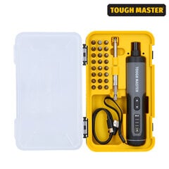 Аккумуляторная отвертка Tough Master TM-ESS36 с набором бит, 3.6 В цена и информация | TOUGH MASTER Сантехника, ремонт, вентиляция | pigu.lt