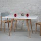 Išskleidžiamas stalas Ragaba Envelope, 90x65cm, baltas kaina ir informacija | Virtuvės ir valgomojo stalai, staliukai | pigu.lt