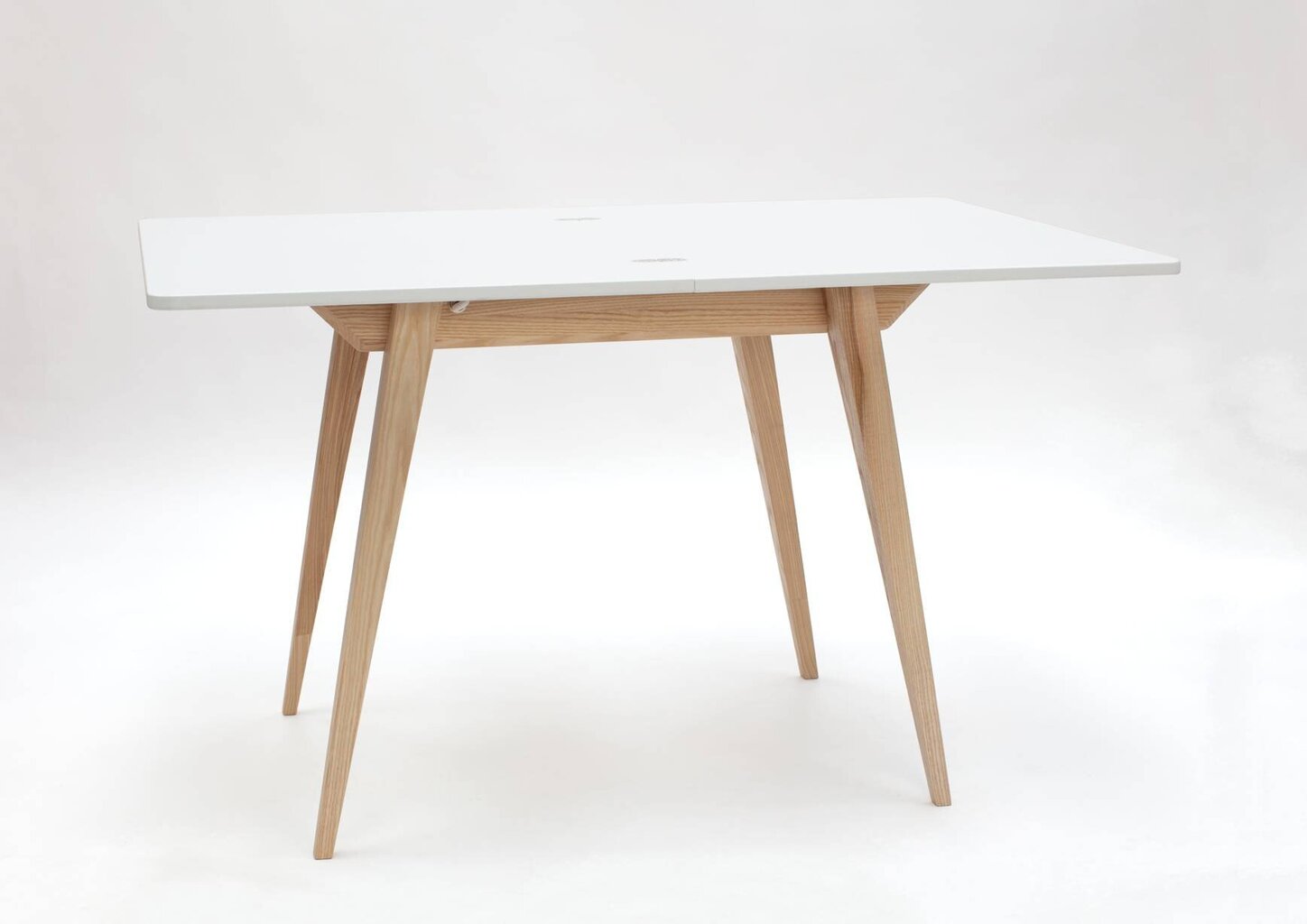 Išskleidžiamas stalas Ragaba Envelope, 90x65cm, baltas kaina ir informacija | Virtuvės ir valgomojo stalai, staliukai | pigu.lt