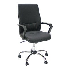 Офисный стул OFFICE4YOU ANGELO, с подлокотниками, черный цена и информация | Офисные кресла | pigu.lt