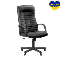 Vadovo kėdė NOWY STYL BOSS ECO 30, juodos sp. dirbtinė oda kaina ir informacija | Biuro kėdės | pigu.lt