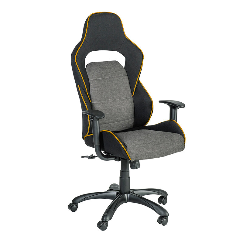 Biuro kėdė OFFICE4YOU COMFORT, pilka/juoda/oranžinė sp. kaina ir informacija | Biuro kėdės | pigu.lt