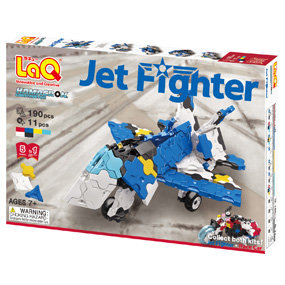 Japoniškas konstruktorius LaQ "HC Jet Fighter", 190 detalių