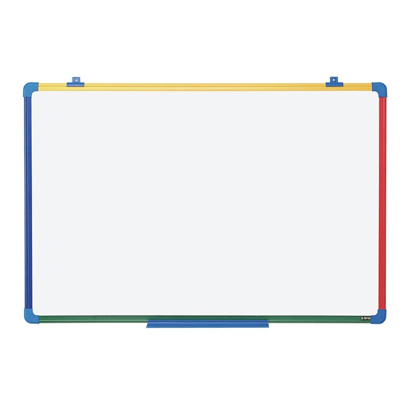 Magnetinė lenta Bioffice Schoolmate, 90x60, spalvotas rėmas, balta цена и информация | Kanceliarinės prekės | pigu.lt