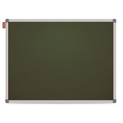 Magnetinė kreidinė lenta Memobe, 120x90 cm, aliuminio rėmas, žalia kaina ir informacija | Kanceliarinės prekės | pigu.lt