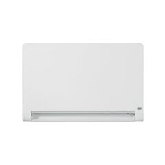 Стеклянная белая магнитная доска NOBO Impression Pro, широкоформатная 57", 126x71 см, со скругленными углами цена и информация | Канцелярские товары | pigu.lt