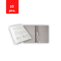 Папка архивная SMLT, А4, на завязках BYLA, картон (300г/м2), 4 см, в упаковке 10 шт. цена и информация | Канцелярские товары | pigu.lt